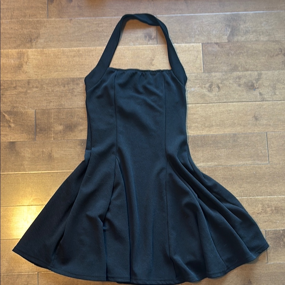 Black Halter Dress